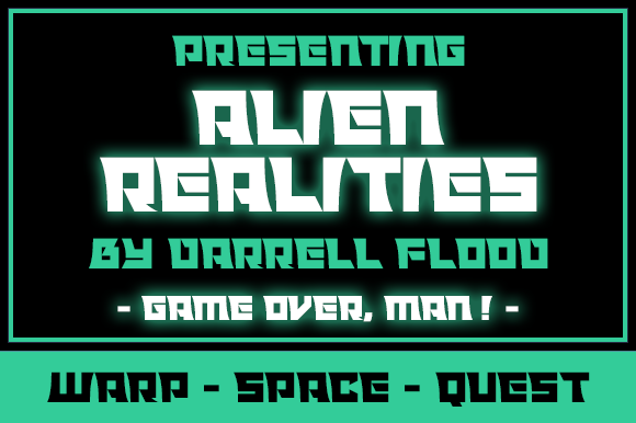 Alien Realities Font for Handmade Creations