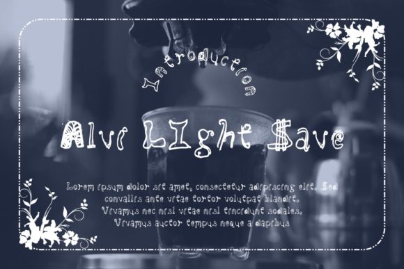 Alvi LIght Save: A Playful Font for Bold Branding