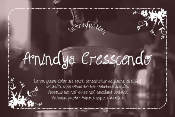 Anindya Cresscendo Font Review for Editorial Design