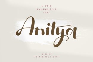 Anitya: A Bold Font for Branding That Stands Out