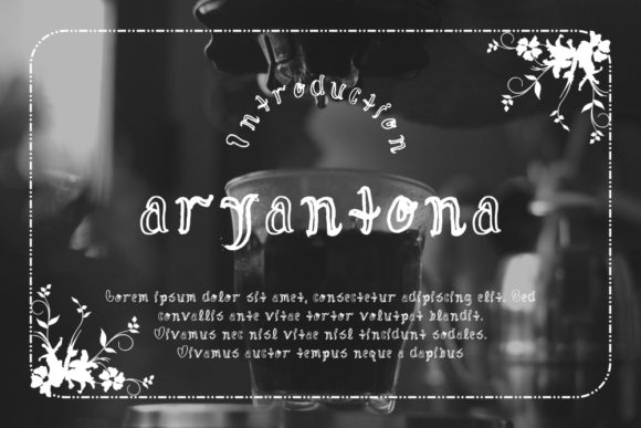 Aryantona: A Unique Display Font for Creative Branding
