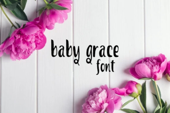 Baby Grace: A Playful Display Font for Creative Branding