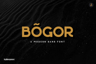 Bogor: A Strong and Clean Display Font for Web Design