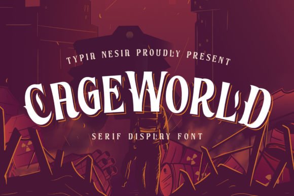Cageworld Font for Business Branding