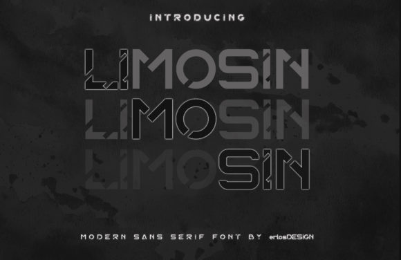 Discover Limosin: A Unique Display Font for Creative Branding