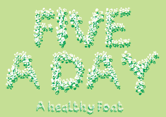 Five a Day: A Display Font for Bold Branding