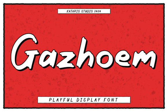Gazhoem Display Font Review