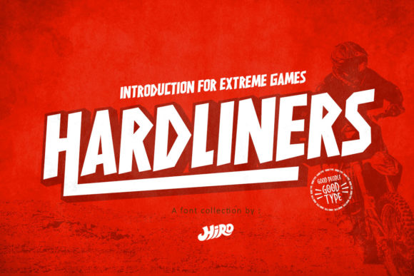 Hardliners: A Display Font for Bold Branding