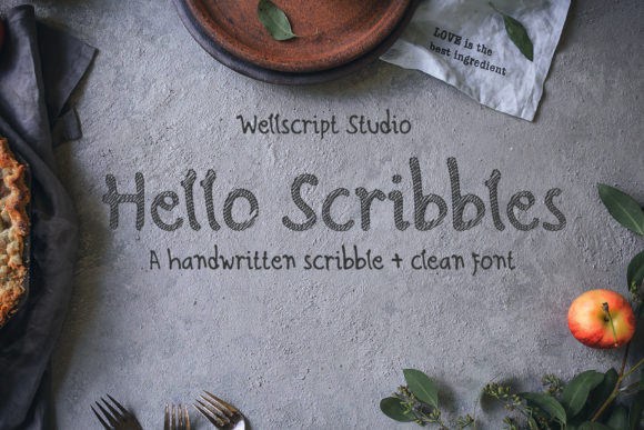 Hello Scribbles: A Playful Display Font for Creative Campaigns