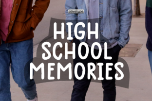 High School Memories Font in Handmade Creations