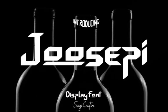 Joosepi: A Bold Display Font That Adds Eclectic Flair to Branding