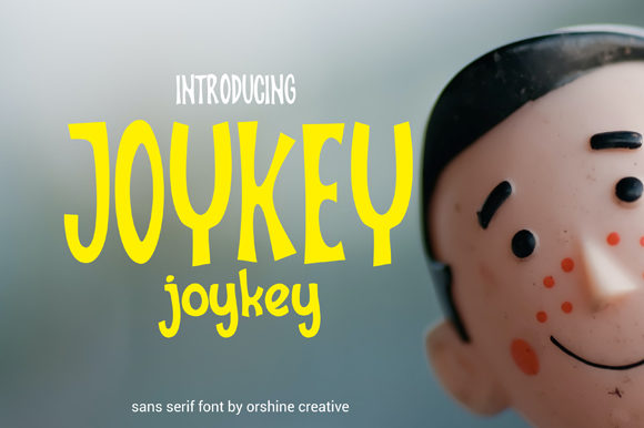 Joykey: A Friendly Display Font for Web Design
