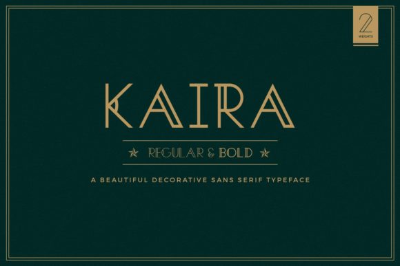 Kaira: A Versatile Display Font for Modern Branding