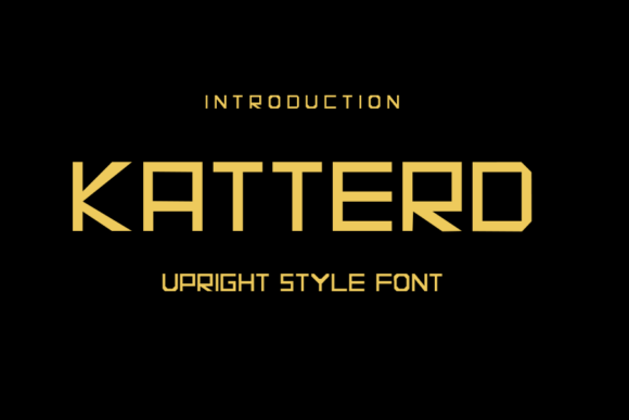 Katterd Display Font Review
