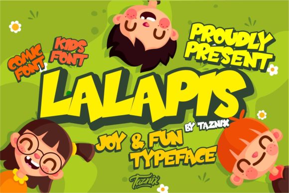 Lalapis: A Playful Display Font for Digital Creativity