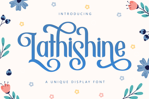 Lathishine Font for Eye-Catching Campaigns