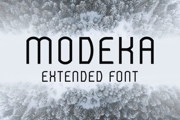 Modeka Extended: A Modern Display Font for Web Projects