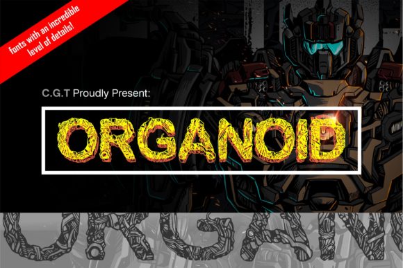 Organoid: A Playful Display Font for Web Design Projects