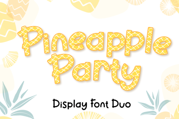 Pineapple Party Font for Handmade Creations
