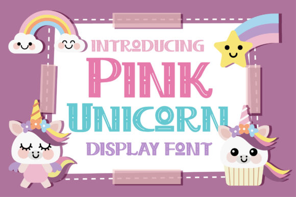 Pink Unicorn Font Review: A Charming Display Typeface