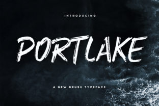 Portlake: A Handcrafted Display Font for Creative Projects