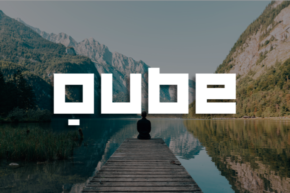 Qube: A Playful Display Font for Bold Web Design