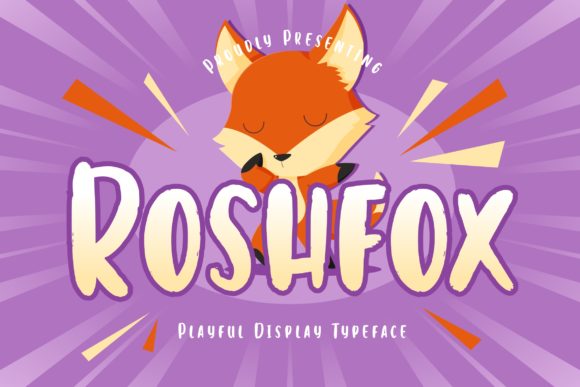Roshfox: A Playful Display Font for Editorial Projects