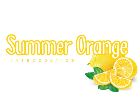 Summer Orange: A Fresh Font for Business Branding